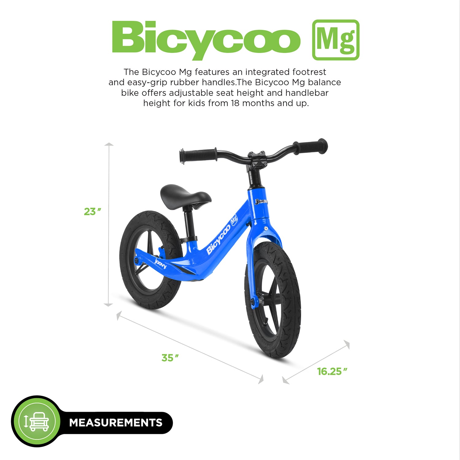 Bicycoo Mg Lightweight Eco Friendly Training Balance Bike