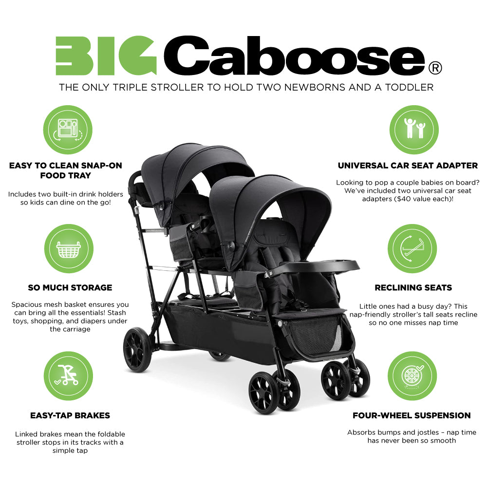 Joovy big caboose stroller best sale