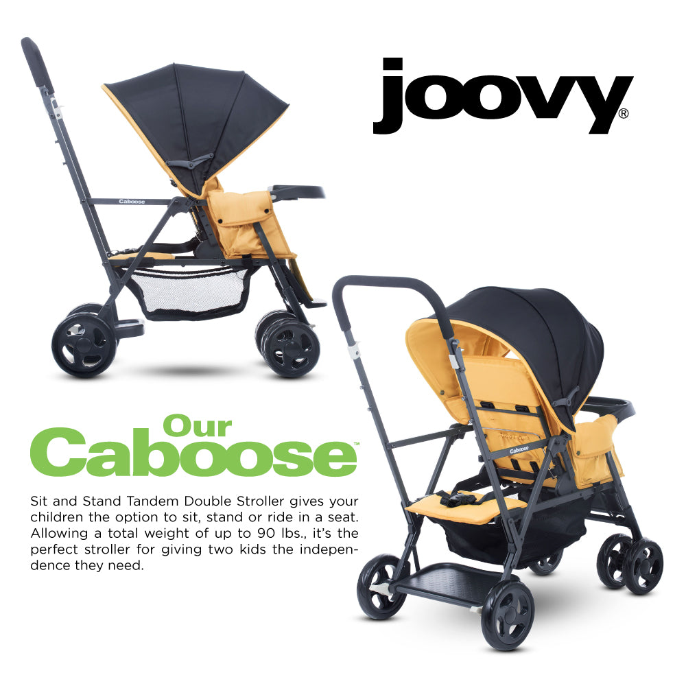 Caboose Sit And Stand Tandem Double Stroller joovy