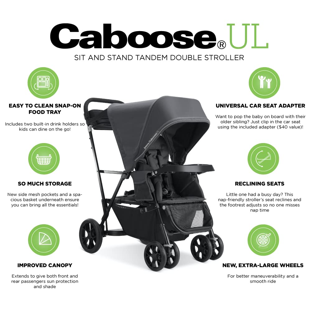 Caboose UL Sit And Stand Double Stroller – joovy