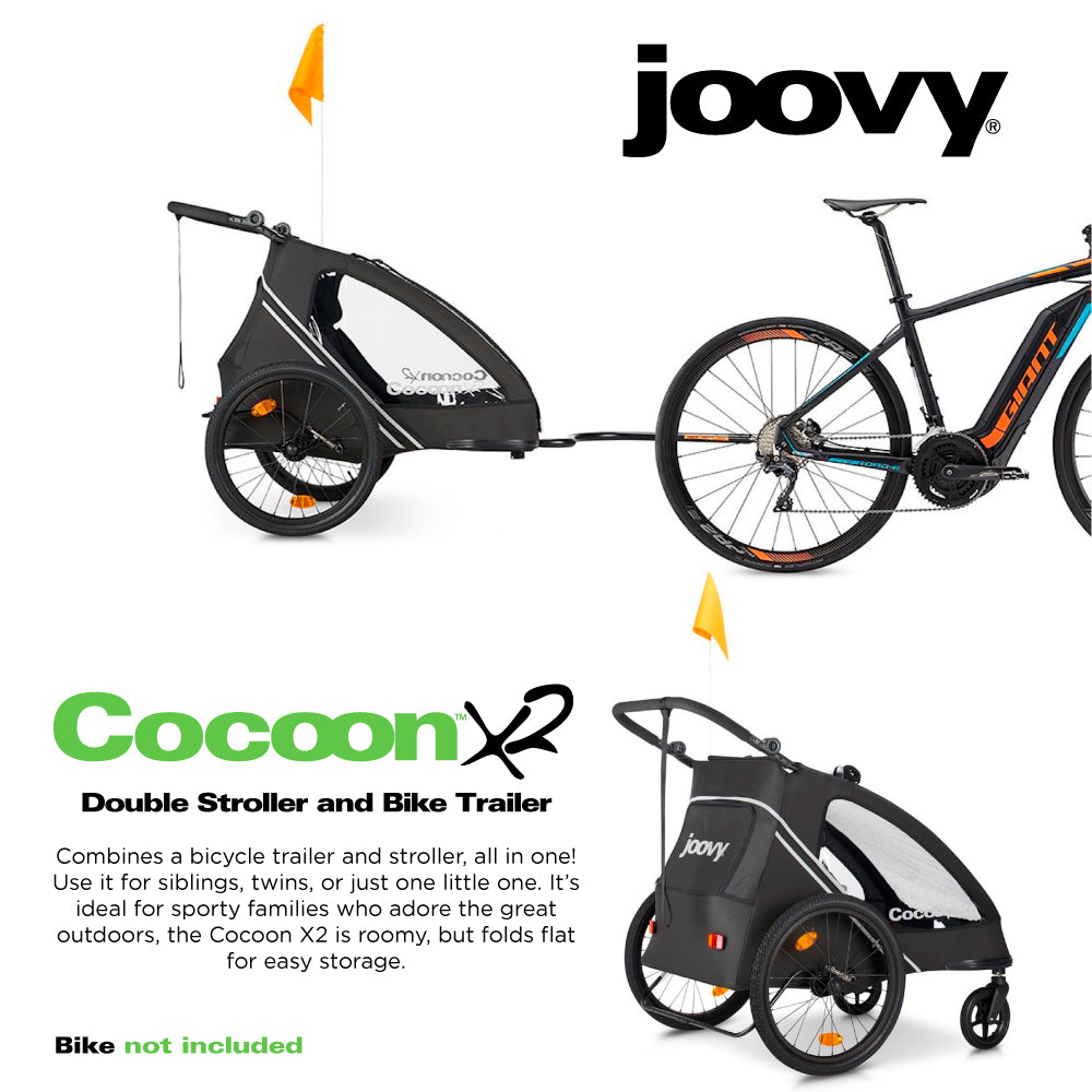 Joovy cocoon x2 bike trailer sale