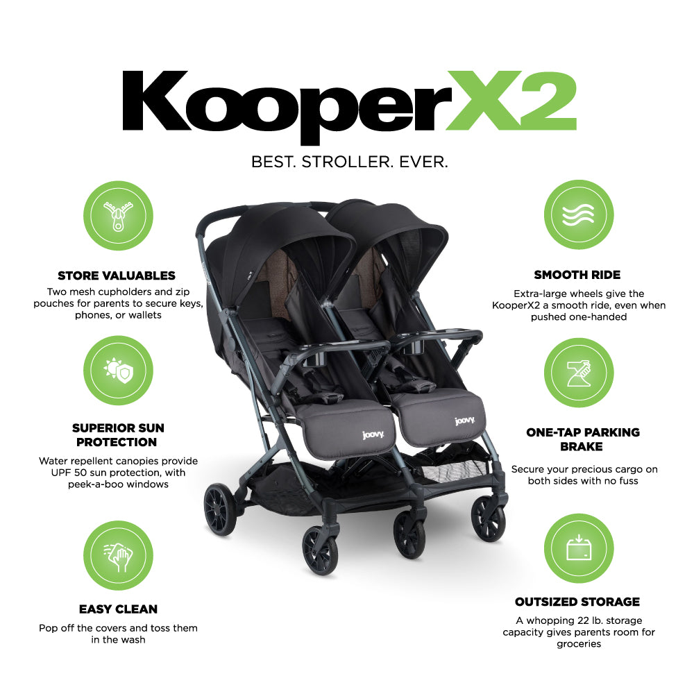 Joovy double stroller tray best sale