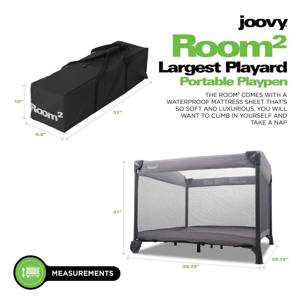 Room² Largest Playard Portable Playpen