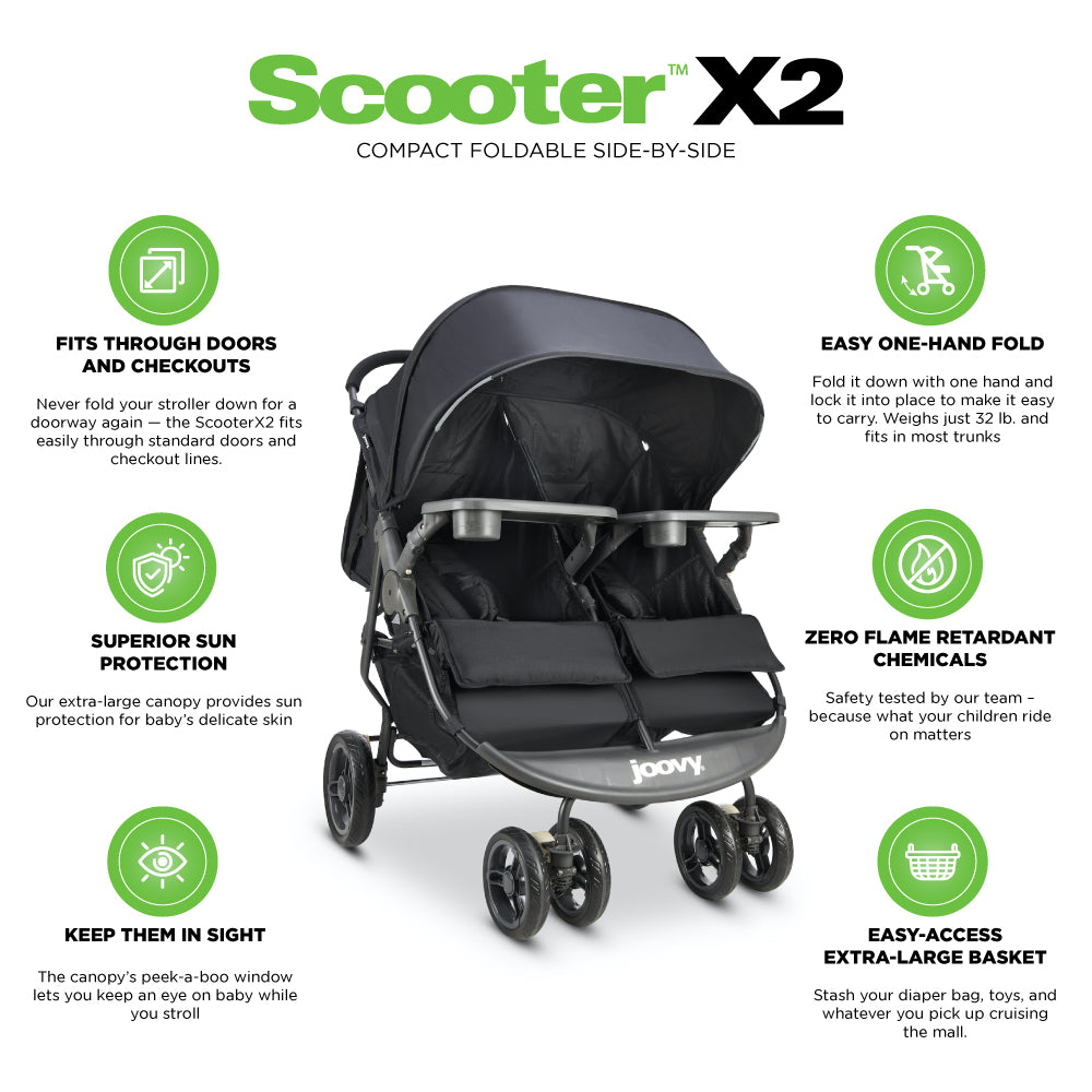 Joovy double stroller tray hotsell