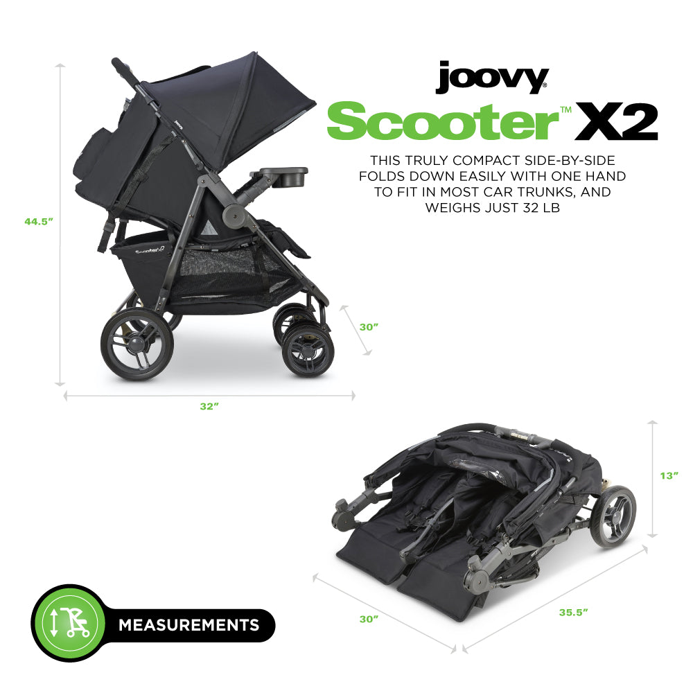 Joovy scooter x2 car seat compatibility best sale