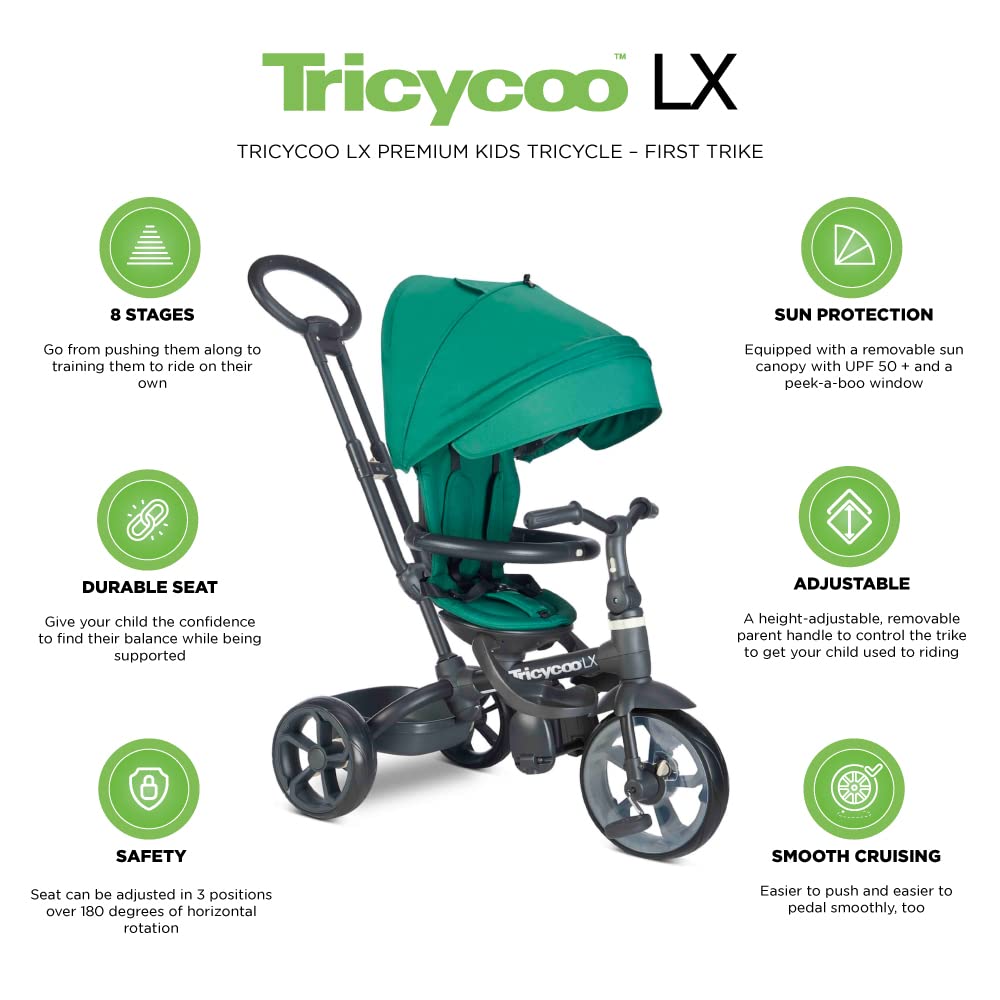 Tricycoo LX Premium Kids Tricycle First Trike