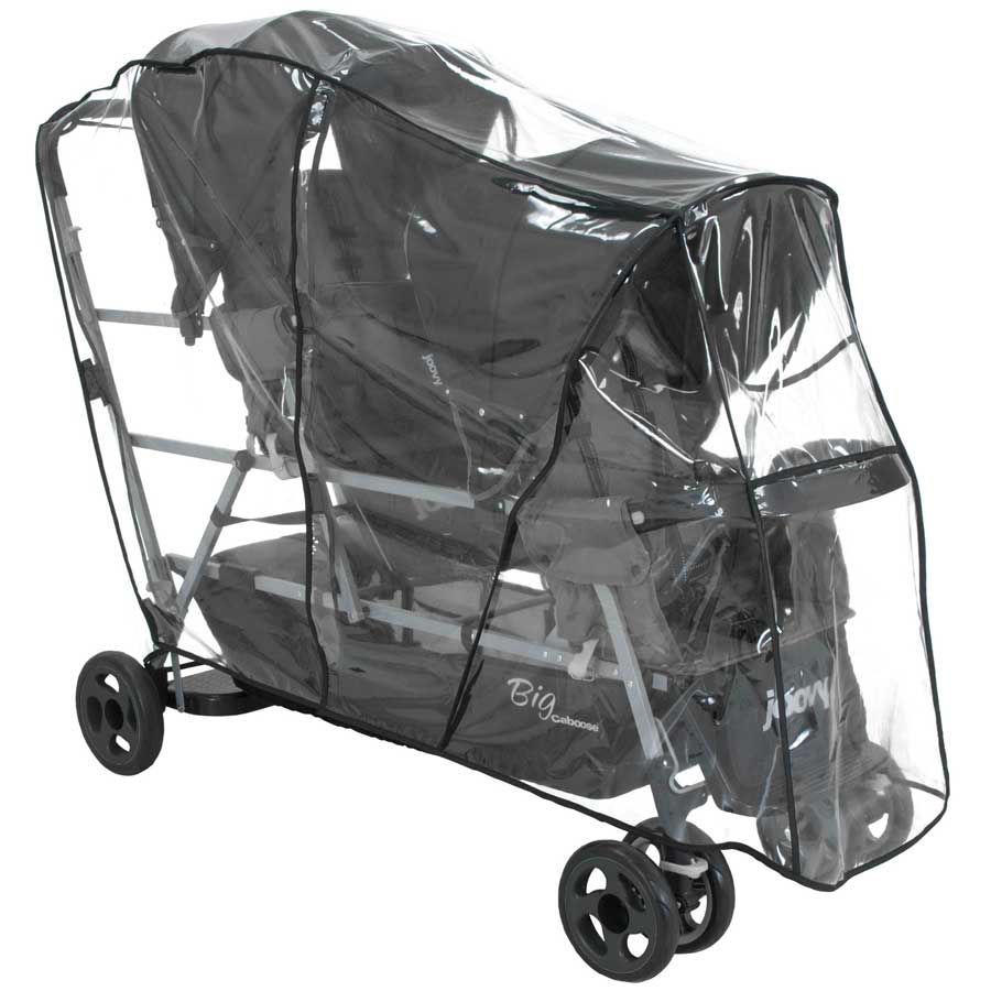 joovy big caboose graphite stand on triple stroller