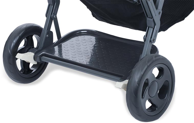 baby stroller with standing platform