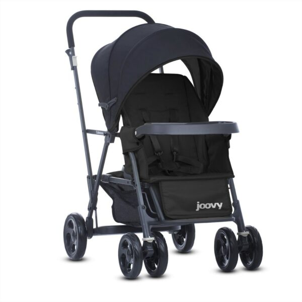 Part Only Joovy Caboose Black Baby Stroller Front Wheel 